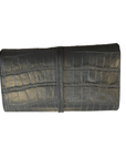 Benjamin Wallet - Rivers Crocco Gunmetal