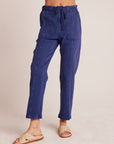 Evie - Ruffle Waist Seam Trouser