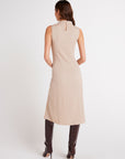 Mock Neck Midi Dress