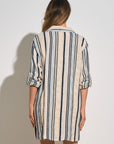 Striped Button Up Dress