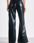 Faux Leather Black Pants