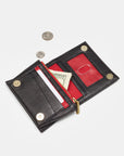 Allen Wallet - Black/ BG/ Red Zip