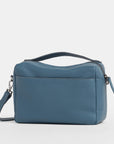 Evan Crossbody Medium - Curated Blue/ Gunmetal