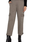 Utility Crop W/TabHem & Pockets 26" Peppercorn Plaid