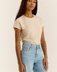 Modern Slub Tee - Light Oatmeal