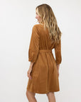 Dress Suedine - Camel