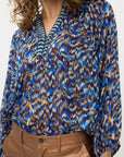 Blouse Mystery Estate Fancy V-Neck