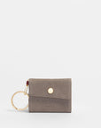 Royce Key Wallet - Grey Natural