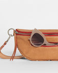 Charles Crossbody - Croissant Tan/ Brushed Silver