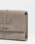 Benjamin Wallet Grey Natural Brushed Gold