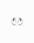 UNOde50 Cobra Grey Crystal Earrings