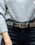 Zina Studded Belt - Black