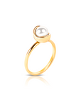 Josie Pearl Ring - Gold - 8