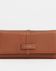 Benjamin Wallet Slim - Caffe Tan/ Brushed Silver