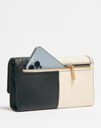 AJ Crossbody Clutch - Contrast Brushed Gold Hammered